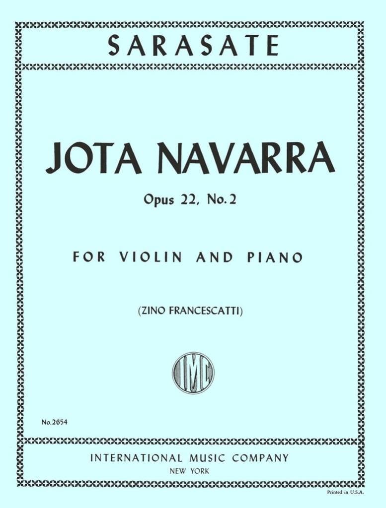Jota Navarra Op. 22 N. 2 (Francescatti)